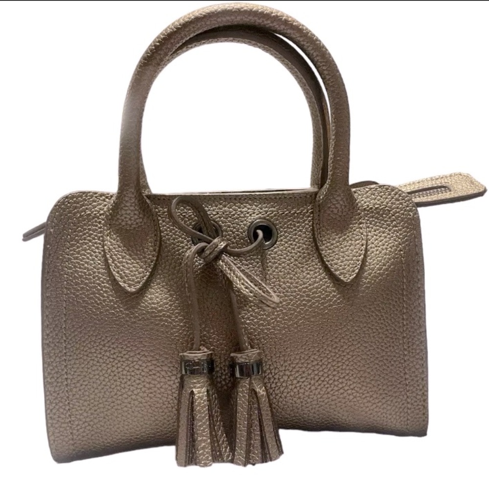 Jessica Simpson Bronze Tassel Purse new without tags